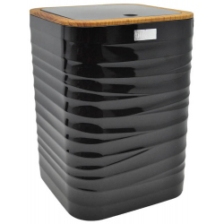 Κάδος πλαστικός Luna μαύρο 5Lt Ankor 830152