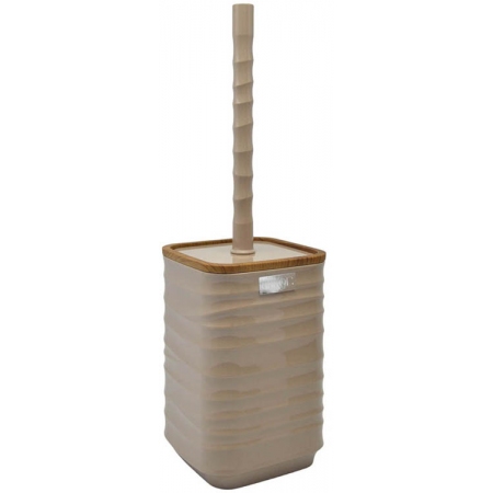 Πιγκάλ βουρτσάκι μπάνιου πλαστικό Luna μπεζ 10.5x35εκ Ankor 830268