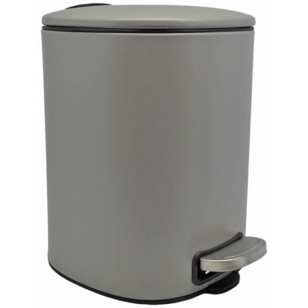 Κάδος πεντάλ ανοξείδωτος γκρι 5Lt Ankor 827459