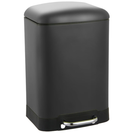 Κάδος πεντάλ ανοξείδωτος μαύρο 6Lt Ankor 829347