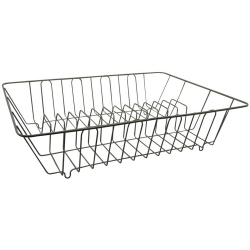 Πιατοθήκη γούρνας μεταλλική γκρι 45x35.5x11.5εκ Ankor 826148