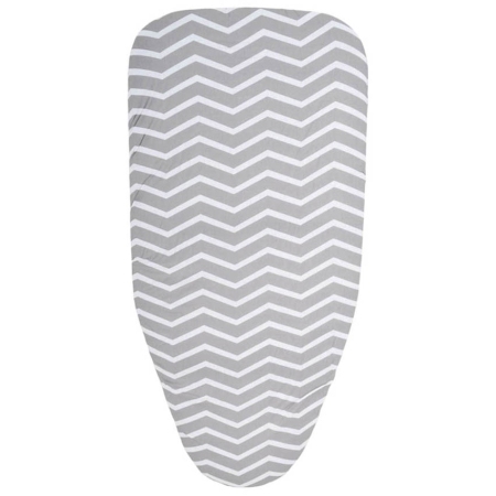 Σιδερόπανο με κορδόνι λευκό-γκρι 34x75εκ Ankor 832019