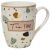 Κούπα πορσελάνης Tea time λευκό-ροζ 340cc Ankor 827480