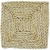Σουπλά ψάθινο τετράγωνο natural 20x20x1εκ Ankor 830855