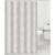 Κουρτίνα μπάνιου πολυεστερική Λεοπάρ λευκό-γκρι 180x200εκ Ankor 831036