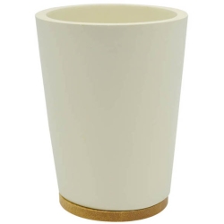 Ποτηράκι μπάνιου πολυεστερικό μπεζ 7.4x9.5εκ Ankor 817443