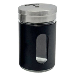 Αλατιέρα ανοξείδωτη μαύρη 5x8εκ Ankor 829842