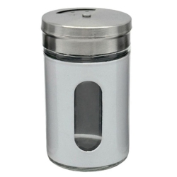 Αλατιέρα ανοξείδωτη λευκή 5x8εκ Ankor 829842