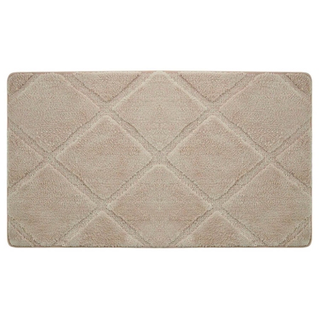 Πατάκι μπάνιου αντιολισθητικό μπεζ 80x50εκ Ankor 831234