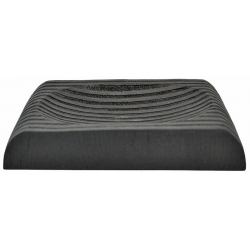 Σαπουνοθήκη μπάνιου πολυεστερική μαύρο 13x8.7x2.5εκ Ankor 835645