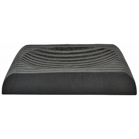 Σαπουνοθήκη μπάνιου πολυεστερική μαύρο 13x8.7x2.5εκ Ankor 835645