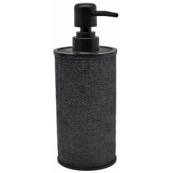Σαπουνοθήκη-dispenser πολυεστερικό μαύρο 7.5x9.5x20εκ Ankor 835652