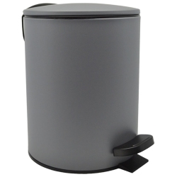 Κάδος πεντάλ ανοξείδωτος γκρι 5Lt Ankor 833887