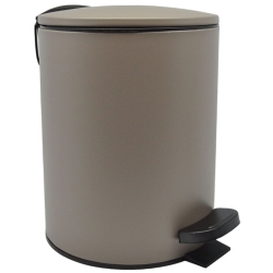 Κάδος πεντάλ ανοξείδωτος γκρι μπεζ 5Lt Ankor 833849