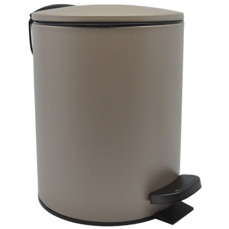 Κάδος πεντάλ ανοξείδωτος γκρι μπεζ 5Lt Ankor 833849