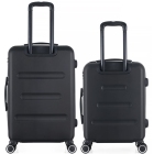 Σετ 2 βαλίτσες ταξιδίου μαύρο 55εκ-65εκ Ankor 836178