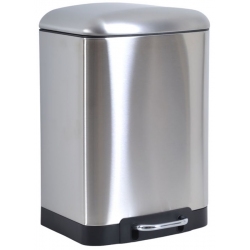 Κάδος απορριμμάτων ανοξείδωτος ασημί 12Lt Ankor 837038