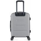 Βαλίτσα καμπίνας ασημί 55εκ Ankor 836222