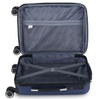 Βαλίτσα καμπίνας ασημί 55εκ Ankor 836222