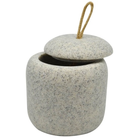 Θήκη καλλυντικών πολυεστερική γκρι 9.5x9.5x9.5εκ Ankor 817399