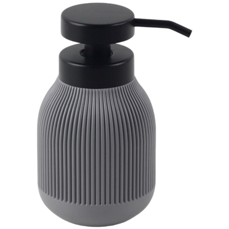 Σαπουνοθήκη-dispenser πολυεστερικό γκρι 9x11.5x15εκ Ankor 840106