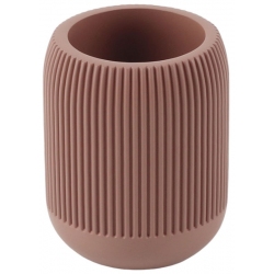 Ποτηράκι μπάνιου πολυεστερικό μόκα 8x10εκ Ankor 840120