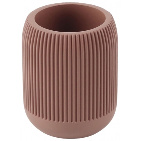 Ποτηράκι μπάνιου πολυεστερικό μόκα 8x10εκ Ankor 840120