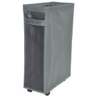 Καλάθι απλύτων υφασμάτινο με ροδάκια Laundry γκρι 40Lt Ankor 838394