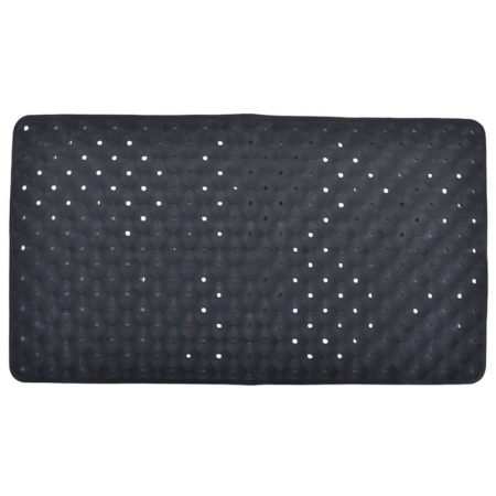 Πατάκι μπάνιου πλαστικό μαύρο 66x38εκ Ankor 841424