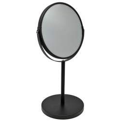 Καθρέφτης επιτραπέζιος δύο όψεων μεταλλικός μαύρος 18.5x15x34.5εκ Ankor 841394
