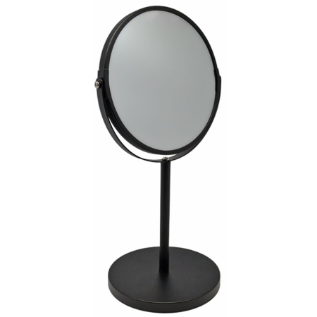 Καθρέφτης επιτραπέζιος δύο όψεων μεταλλικός μαύρος 18.5x15x34.5εκ Ankor 841394