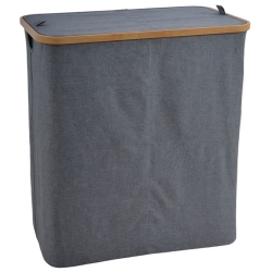 Καλάθι απλύτων υφασμάτινο γκρι 105Lt Ankor 842216