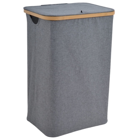 Καλάθι απλύτων υφασμάτινο γκρι 72Lt Ankor 842230