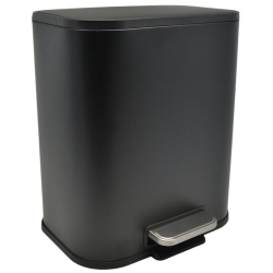 Κάδος πεντάλ μεταλλικός μαύρος 5Lt Ankor 837540