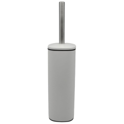 Πιγκάλ βουρτσάκι μπάνιου μεταλλικό λευκό 9.5x39εκ Ankor 837571