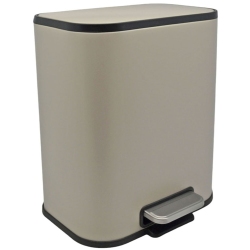 Κάδος πεντάλ μεταλλικός γκρι-μπεζ 5Lt Ankor 837588