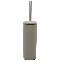 Πιγκάλ βουρτσάκι μπάνιου μεταλλικό γκρι-μπεζ 9.5x39εκ Ankor 837595