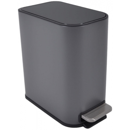 Κάδος πεντάλ μεταλλικός γκρι 5Lt Ankor 837649