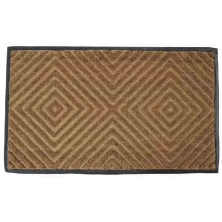 Πατάκι εισόδου καφέ-μαύρο 75x45εκ Ankor 837120