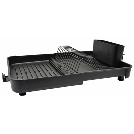 Πιατοθήκη μεταλλική μαύρη 52.5x36x16εκ Ankor 841486