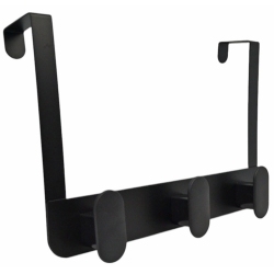 Κρεμάστρα πόρτας μεταλλική μαύρη 30x8x20εκ Ankor 841738