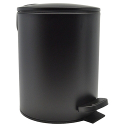 Κάδος πεντάλ ανοξείδωτος μαύρος 5Lt Ankor 833801