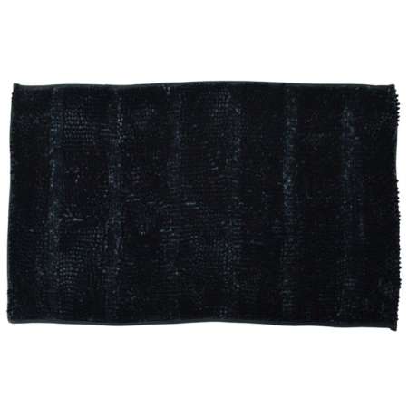 Πατάκι μπάνιου αντιολισθητικό μαύρο 80x50εκ Ankor 843305