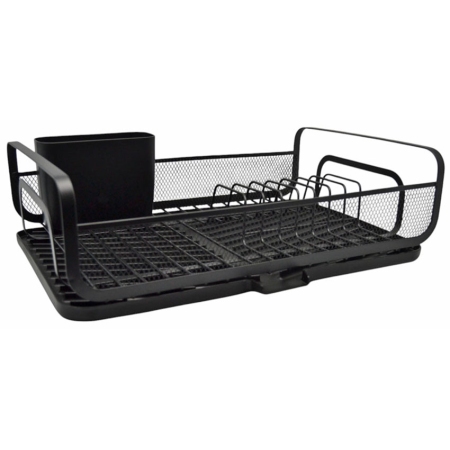 Πιατοθήκη μεταλλική μαύρη 43.5x28x14εκ Ankor 841493