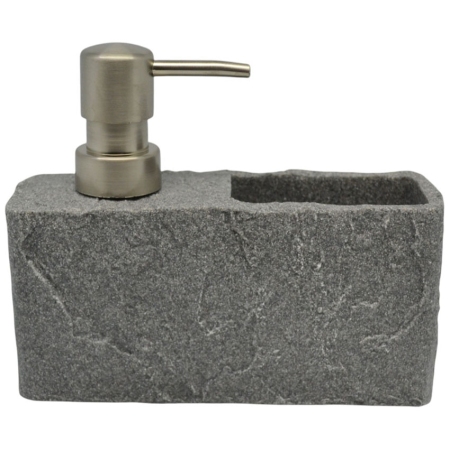 Dispenser με θήκη για σφουγγάρι πολυεστερικό γκρι 16.5x8x13.5εκ Ankor 842384