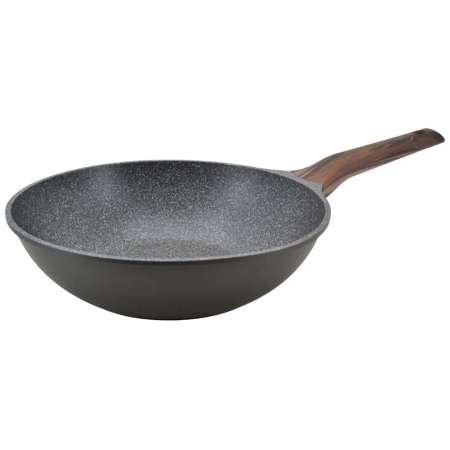 Wok από χυτό αλουμίνιο με επίστρωση πέτρας 28εκ Ankor 245-28