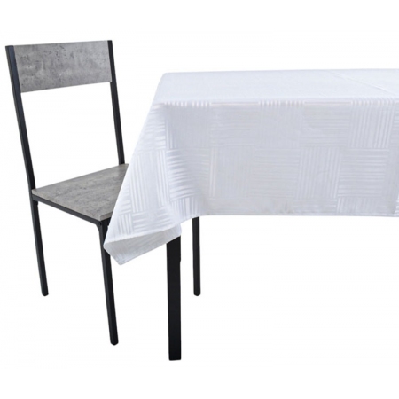 Τραπεζομάντηλο ζακάρ υφασμάτινο αλέκιαστο λευκό 180x140εκ Ankor 844746