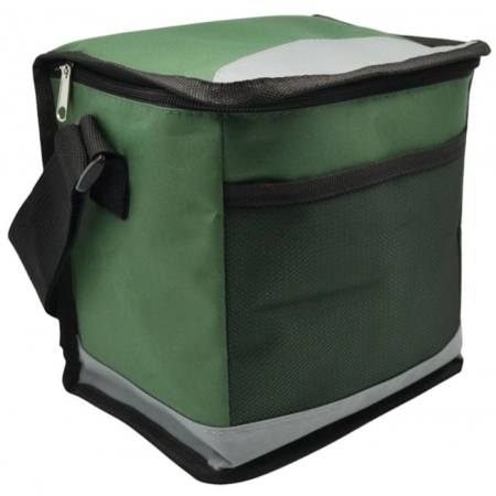 Ισοθερμική τσάντα-ψυγείο σκούρο πράσινο-γκρι 5Lt Ankor 844784