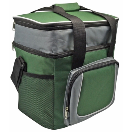 Ισοθερμική τσάντα-ψυγείο σκούρο πράσινο-γκρι 28Lt Ankor 844814