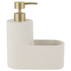 Dispenser με θήκη για σφουγγάρι πολυεστερικό μπεζ 16x8x18.5εκ Ankor 845262